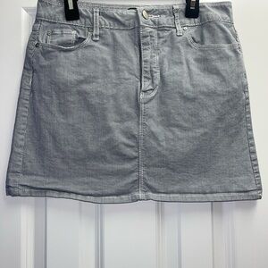 GAP Blue and White Striped Skirt